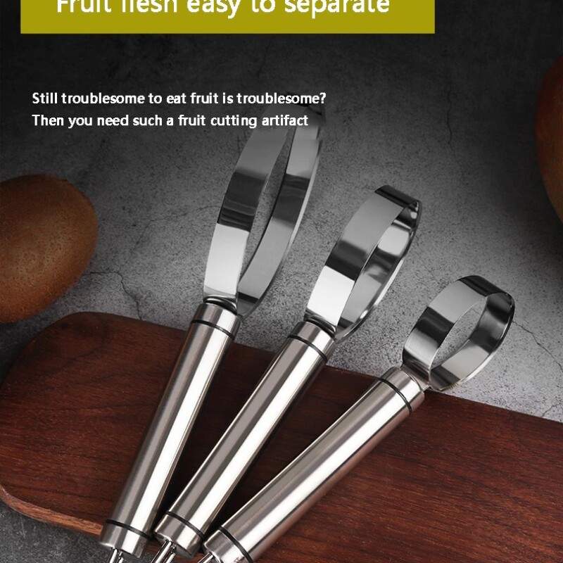 kitchen accessories tools mangoes kiwis fruit cutter machine flesh separator peeler stainless steel kitchen gadgets