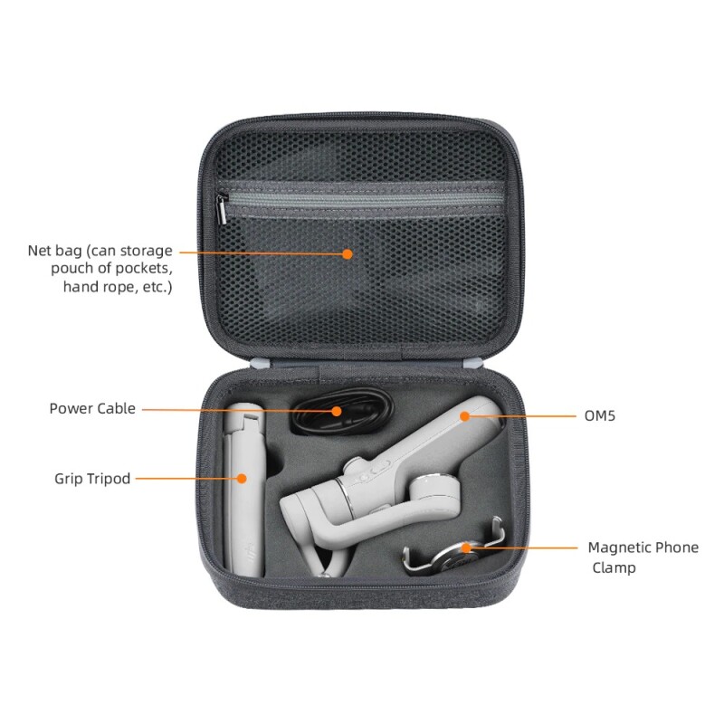 Storage Bag For DJI OM 5 Shoulder Strap Durable Carrying Case OM5/Osmo Mobile 5 Handheld Gimbal Accessories Simple Bag
