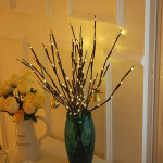 1pc Led Tree Branch Light Decorative Fairy Light Willow Twig Lighted Branch Vase Filler For Wedding Party Bedroom Home