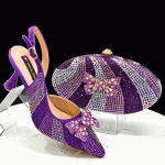 Venus Chan Italian Design Women's Shoes & Rhinestone Butterfly Bag – Perfect for Weddings & Bridal Accessories