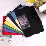 Plus Size Black Heart Tshirt All-Match Summer Comfortabletee Shirt Street Softtee Tops Short Sleeve Essential Women Men Tshirts.